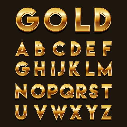 Gold letters fonts free downloads
